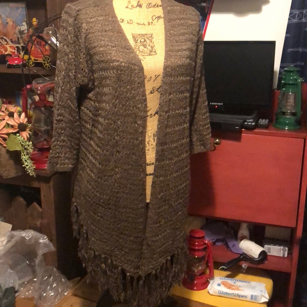Brown sweater